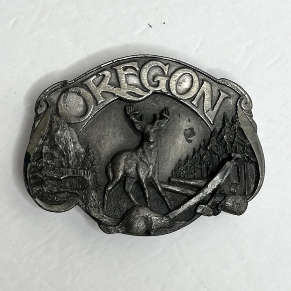 Vintage Oregon Belt Bukle - Picture 1 of 5